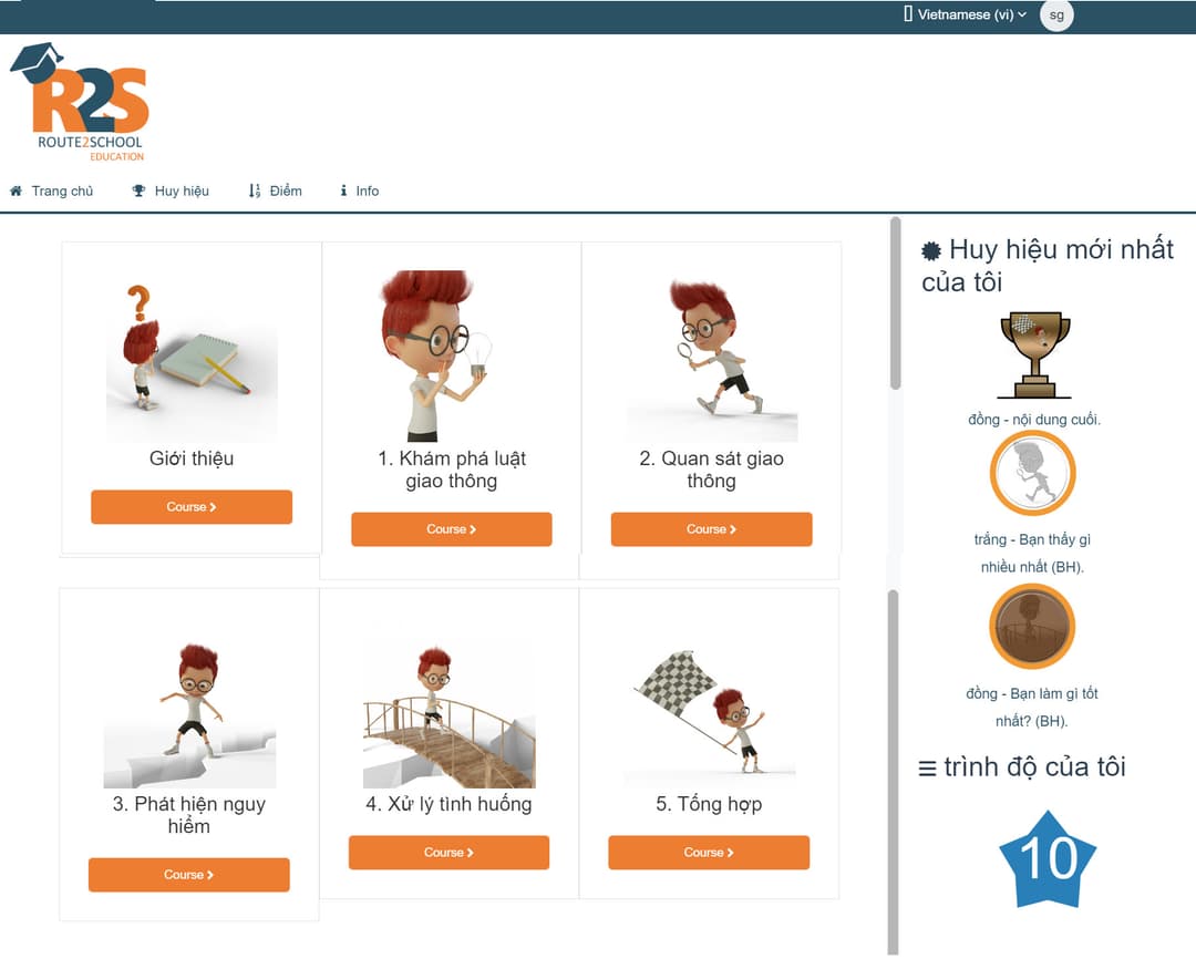 Enhance Traffic Safety for Asian Children Using Route2school Education Platform
