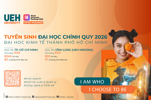 UEH chính thức khởi động mùa tuyển sinh đại học chính quy 2026: Đổi mới phương thức tuyển sinh - Mở rộng chương trình đào tạo - Gia tăng chiều sâu quốc tế