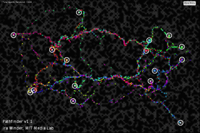 Agent-based Model simulation visual
